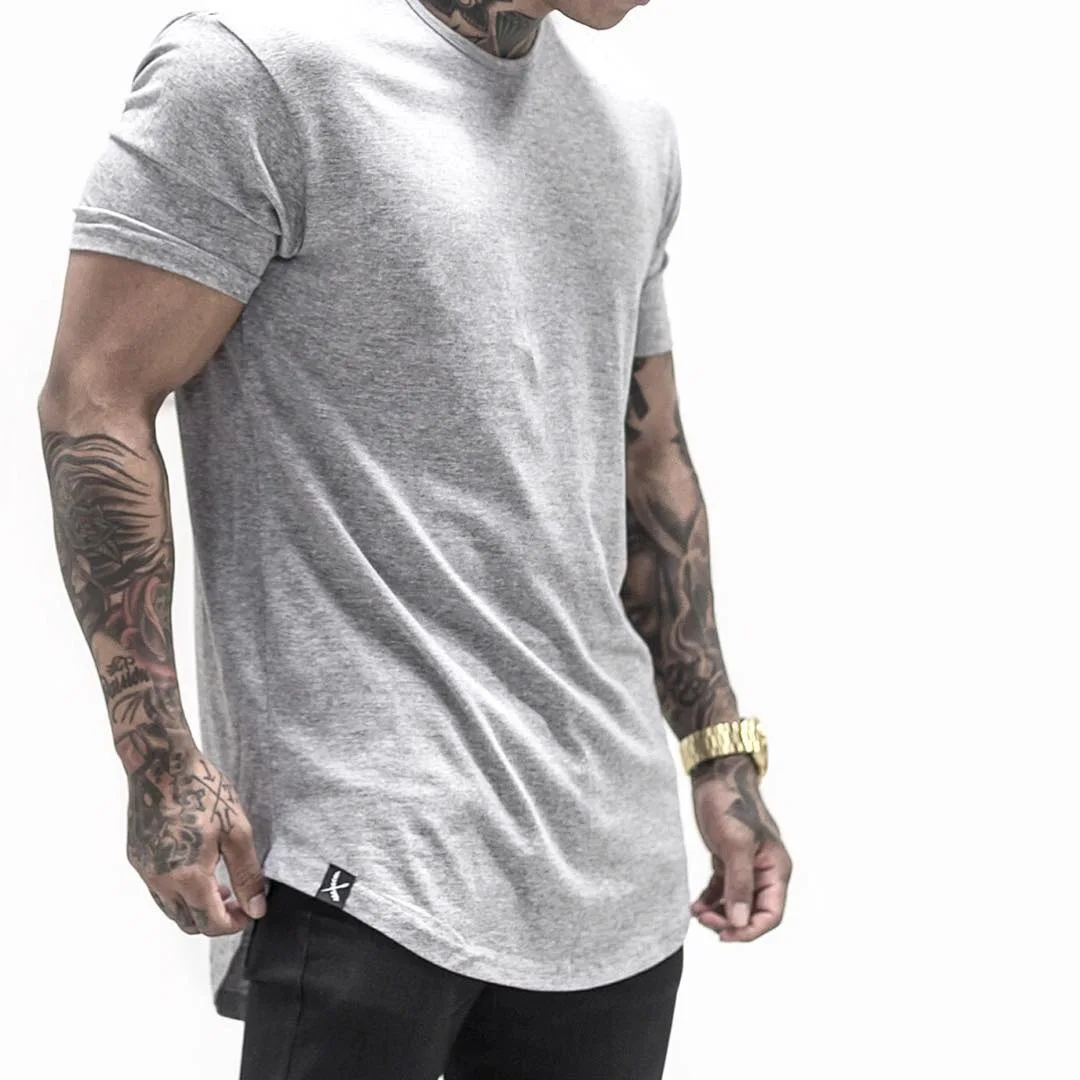 

Custom Logo Plain Fitness Bodybuilding Training Mens Muscle Fit T Shirt Wholesale Oversized Short Sleeves Men Sport Gym T Shirt, 6 color options