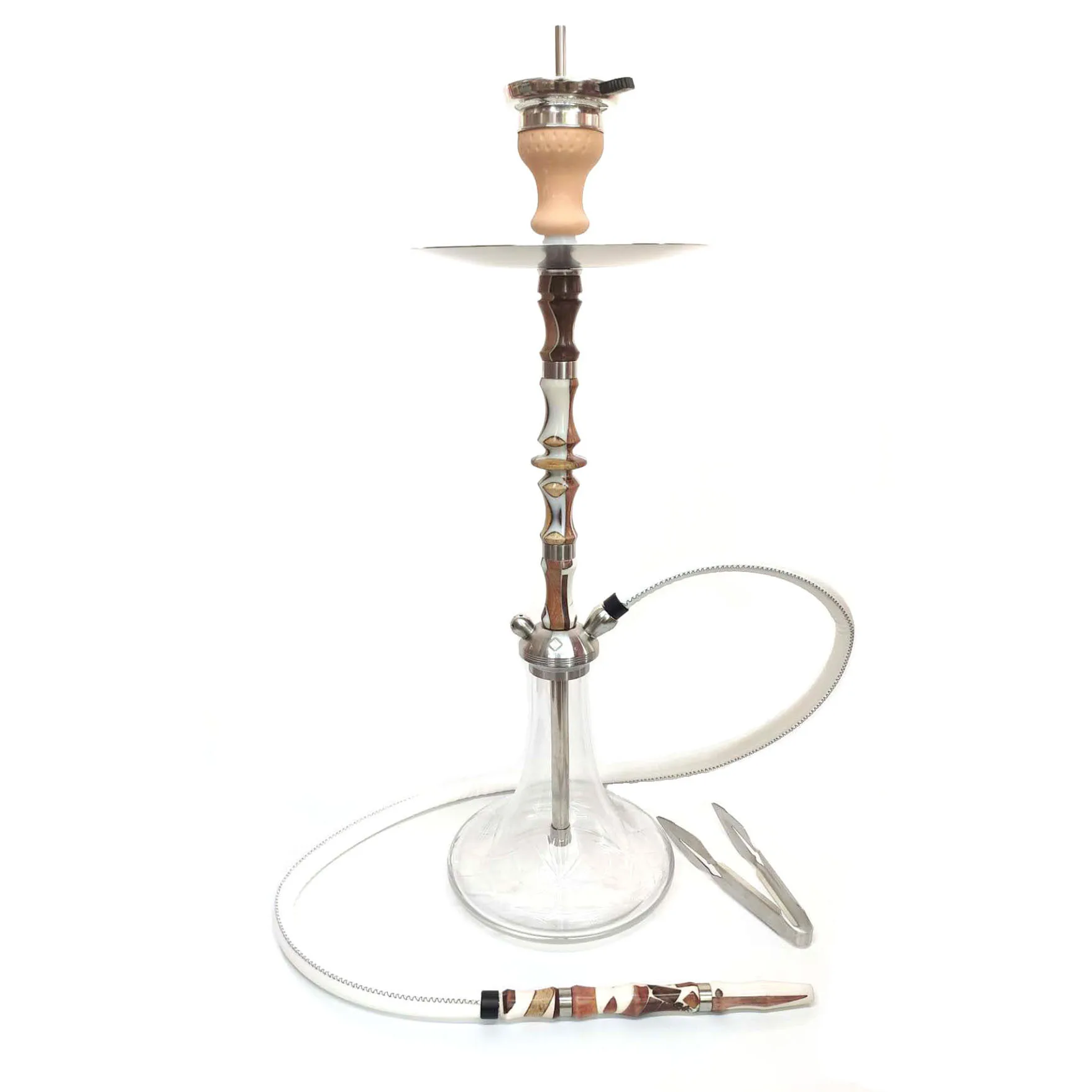 

2021 Luxury New Wood chicha Best Quality Shisha Stainless Russian Hookah