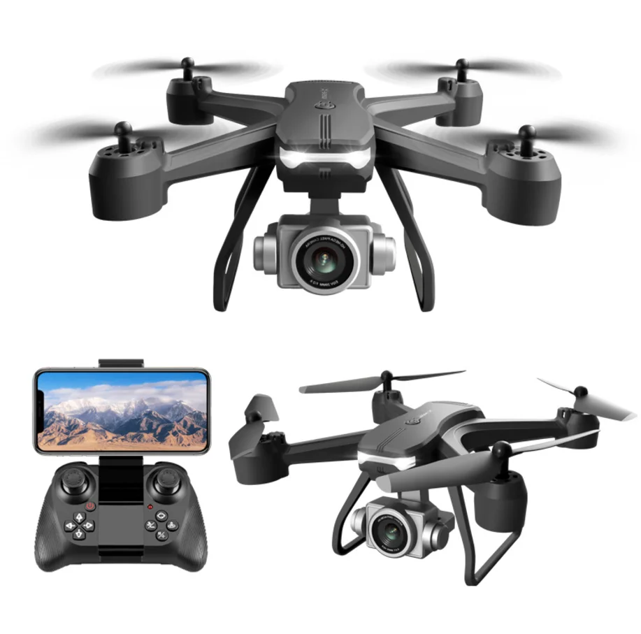 

New 4DRC V14 Drone 4K HD Wide Angle WiFi FPV Drone Dual Camera RC Helicopter Toys Christmas Gift, Black