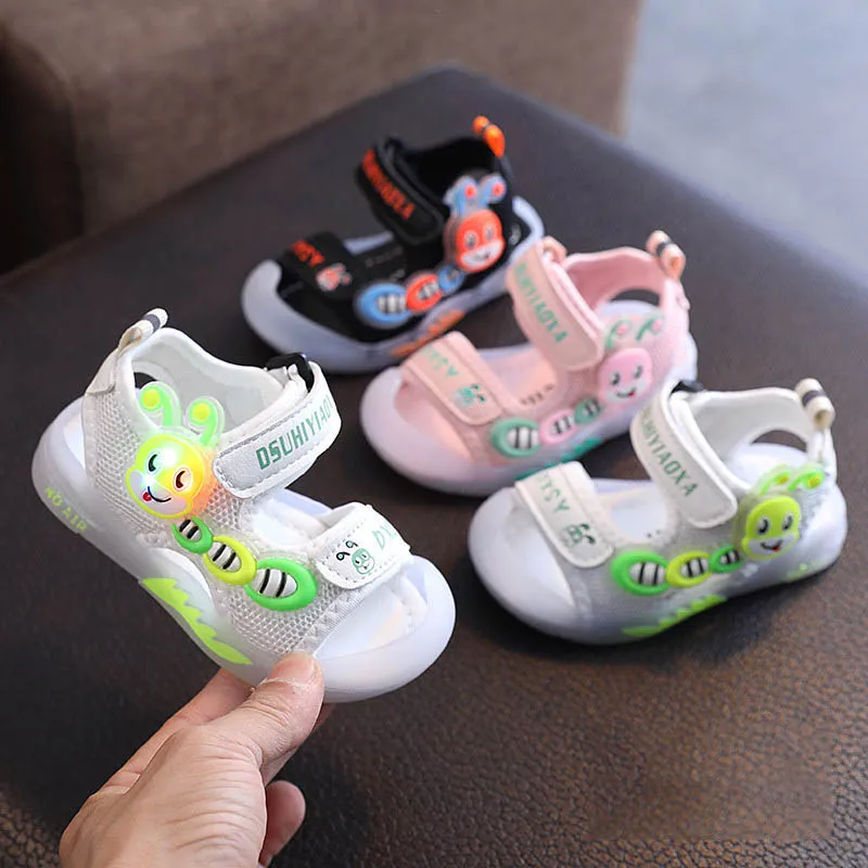 

Wholesale High Quality Cheap Children's Flat Beach Shoes Custom Logo Kids Cartoon Sandals