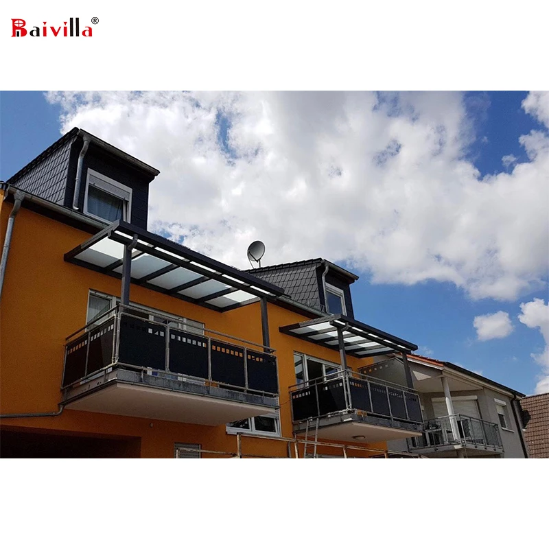 

Best Prices Aluminum Profile For Pergola Balcony Roof Outdoor Waterproof, Customized colors