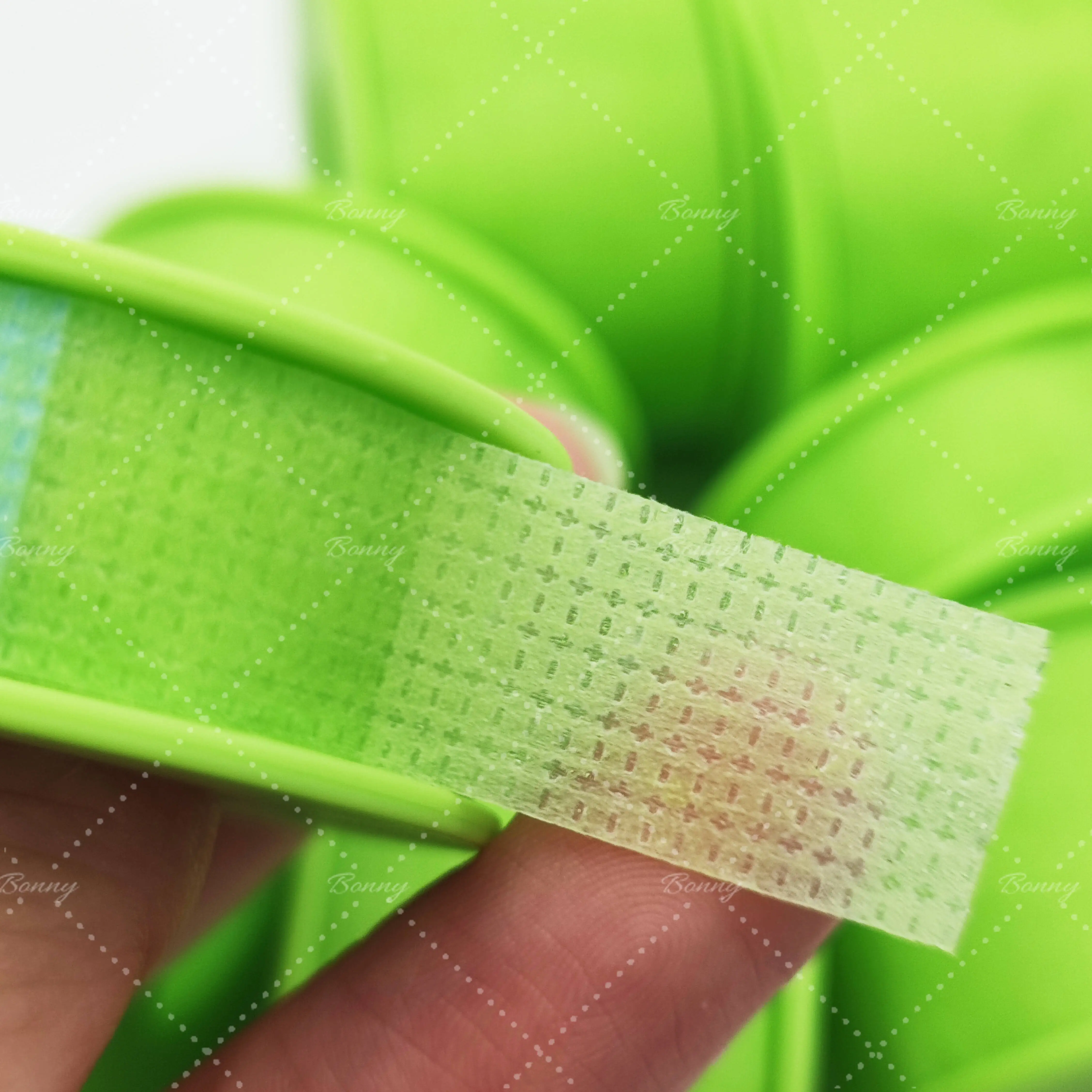 

High Quality Eyelash Extension Tools medical green silicone eyelash extension tape