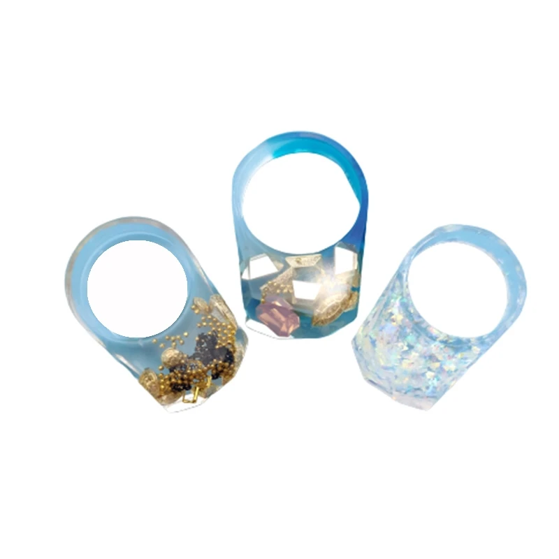 

New Design Silicone Resin Mold For Making Epoxy Craft Resin Rings, Customized colors