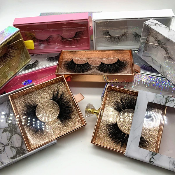 

3D Real Mink Fur Eyelashes Wholesale Natural False Eyelashes 5D Mink Lashes Soft make up Extension Fake Eye Lashes, Natural black mink eyelashes