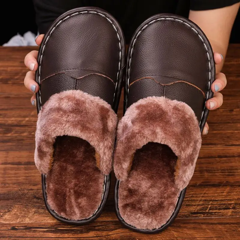 

2021 New Ladies Fuzzy Plush Slippers Plush Indoor Slippers, As shown