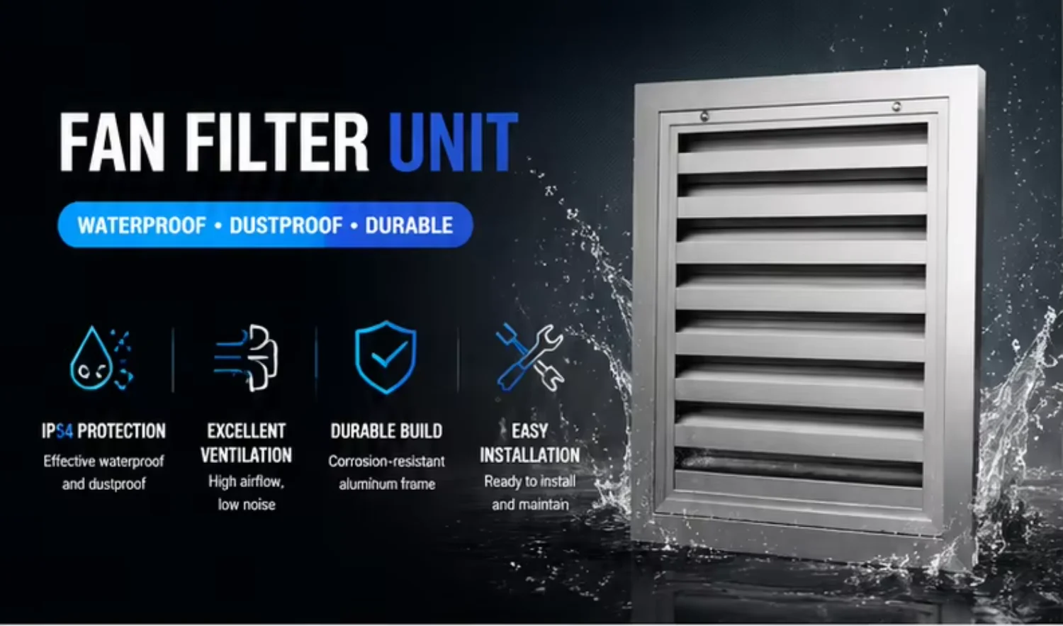 Tengyue Custom Aluminum Fan, Waterproof - detail 2