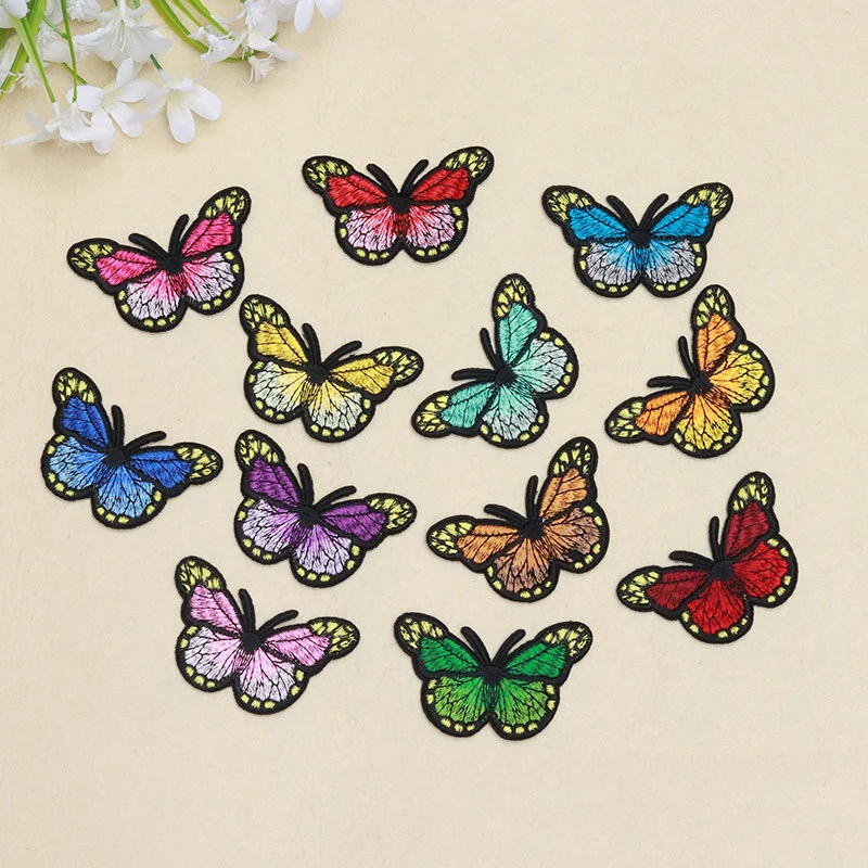 

Exquisite butterfly cloth patch embroidery patch ironing embroidered patch children's clothing accessories