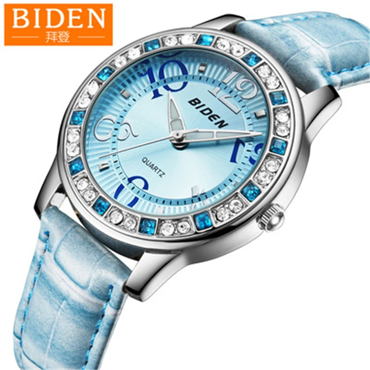 

BIDEN 0010 women watches top brand luxury geneva watch woman fashion wristwatch 2019 ladies quartz