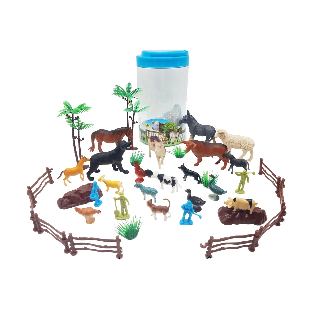 Farm Animal Cow Sheep Horse Figure Educational Kids Toy Educational Toy ...