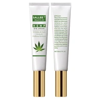 

OEM metal massager cannabis leaf extract CBD hemp anti wrinkle under eye dark circle eye cream anti aging