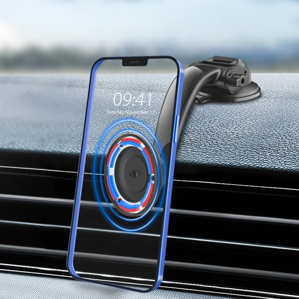 

Trending Products 2021 New Arrivals Mobile Accessories Magnetic Phone Car Holder Telefon Tutucu Mobile Holder for Car Dashboard