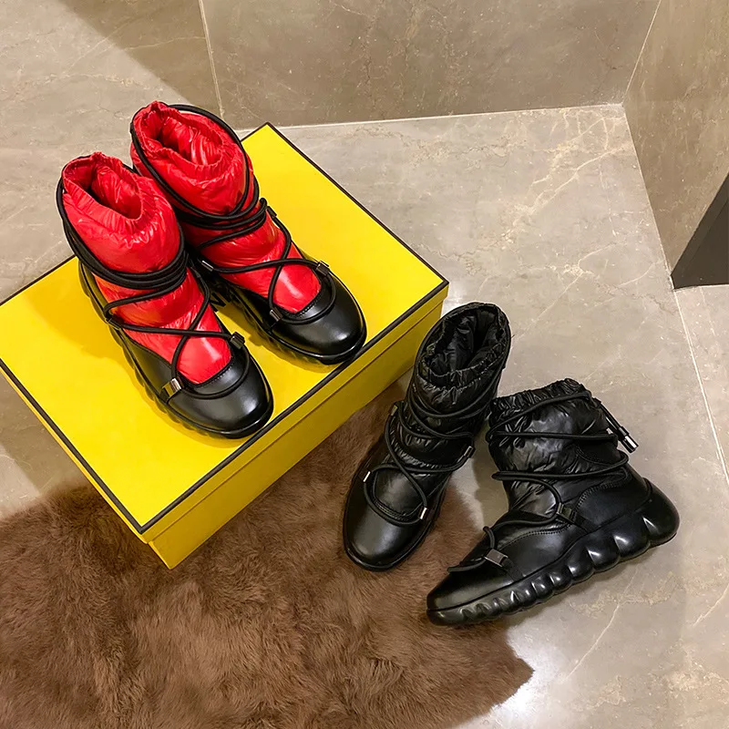 

OEM customized LOGO fendyis dioyrs pradyas Warm Waterproof Adult Winter Snow Boots Slippery Snow Boots Wool warm For Men womens, Dark brown,black,light brown,yellow