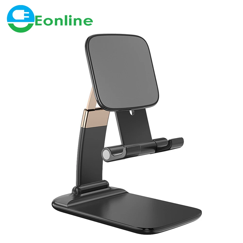 

EONLINE Gravity Desk Holder Mobile Phone Stand For iPhone iPad Tablet Foldable Table Desktop Android Cell Phone Stand, Black, white