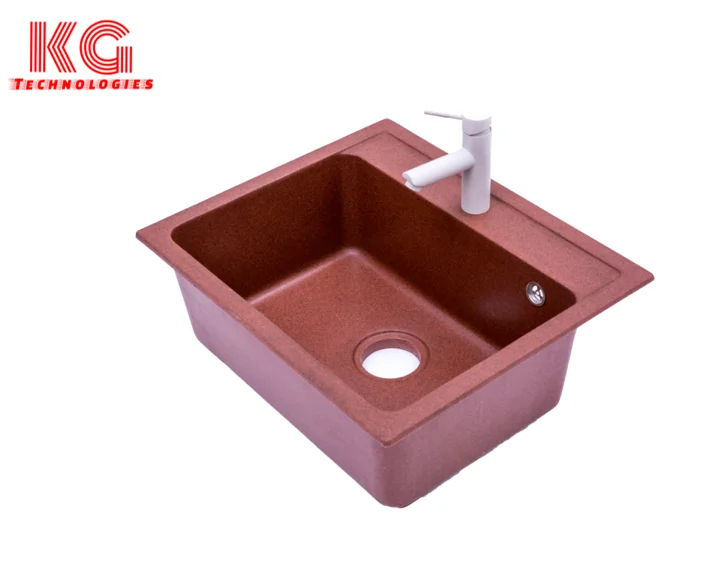 Low price EasyClean Modern Kitchen OEM Design Quartz Sink With Anti-scratch