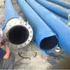 Reusable quick fastenning flange static conductive tube sand suction and discharge hose