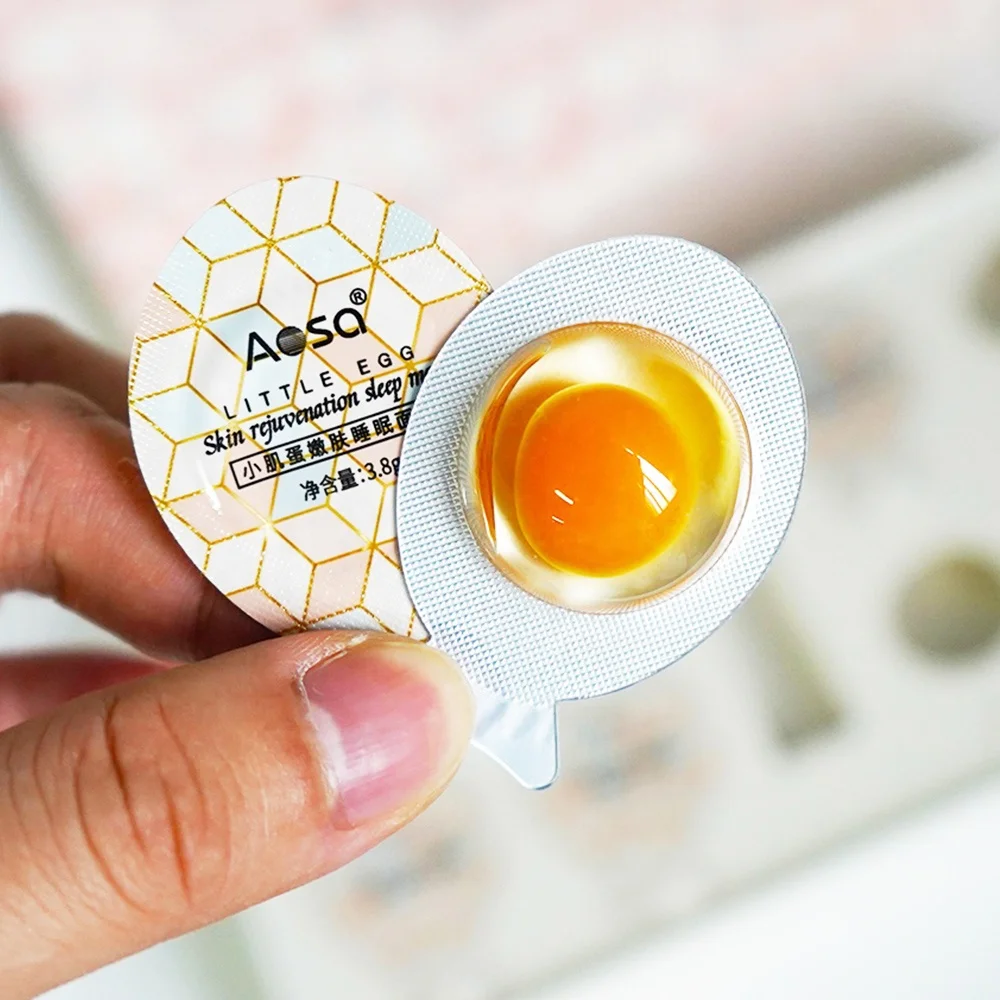 

Beauty skin care Astaxanthin treatment and soothing eggs DIY smear mask