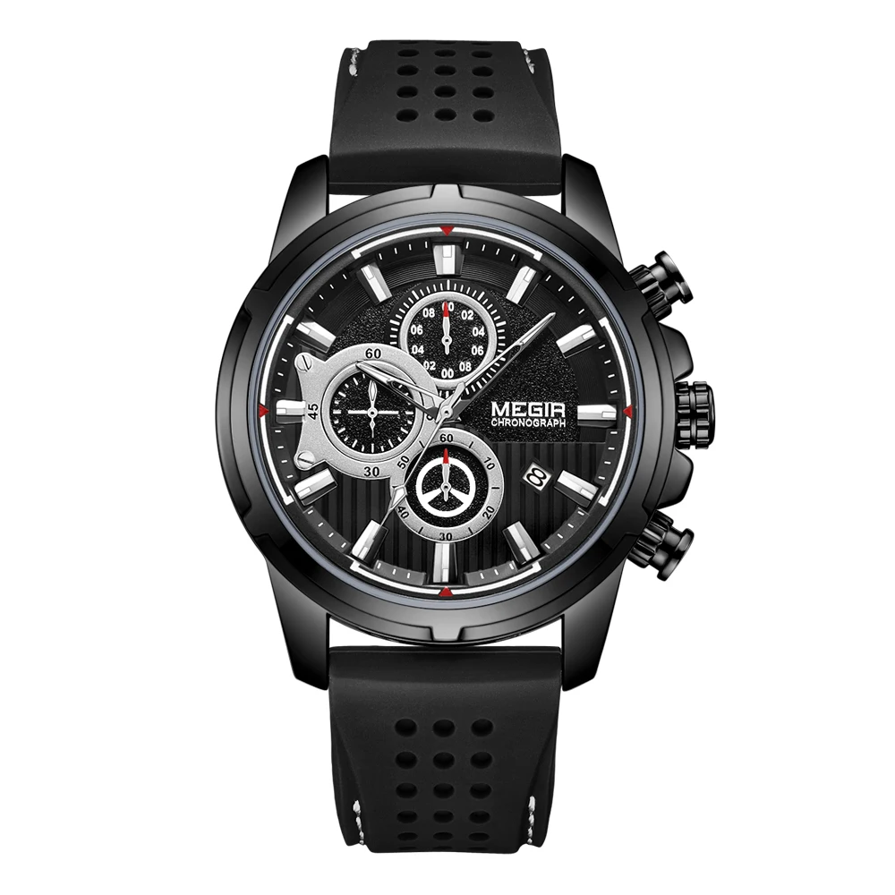 

Custom Wristwatch Luxury Military Quartz Movement Multifunction Men's Watches