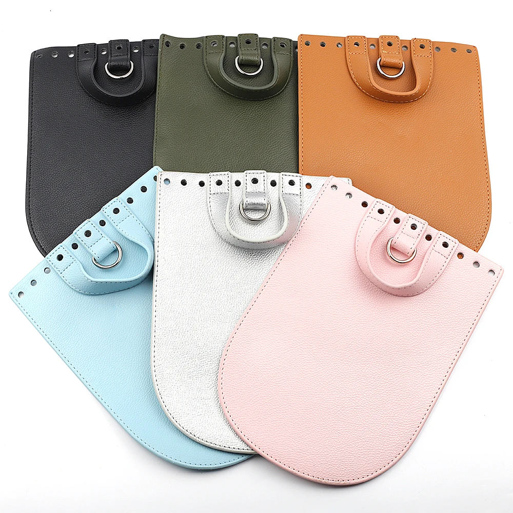 New Handbag Shoulder Strap Woven Bag Set Pu Leather Bag Bottoms With