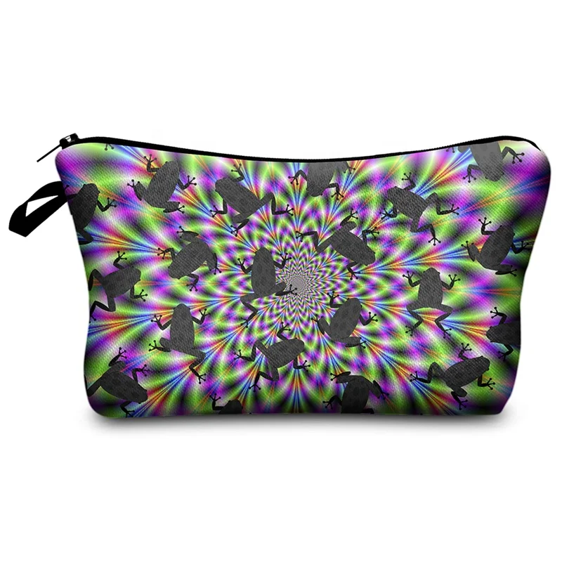 

Zohra customized design printed waterproof travel makeup bag ladies travel toiletry bag, Shown/customized color