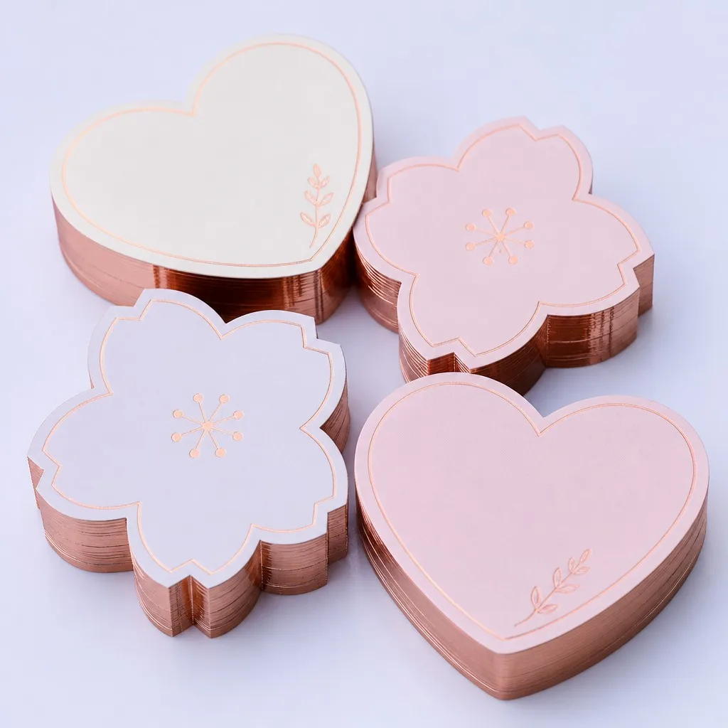 Rose Gold Metallic Foil Stamping Accents