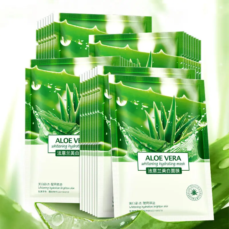 

Private label OEM PULAN aloe vera sheet mask refreshskin care facial sheet mask natural plant extract moisturizing face mask