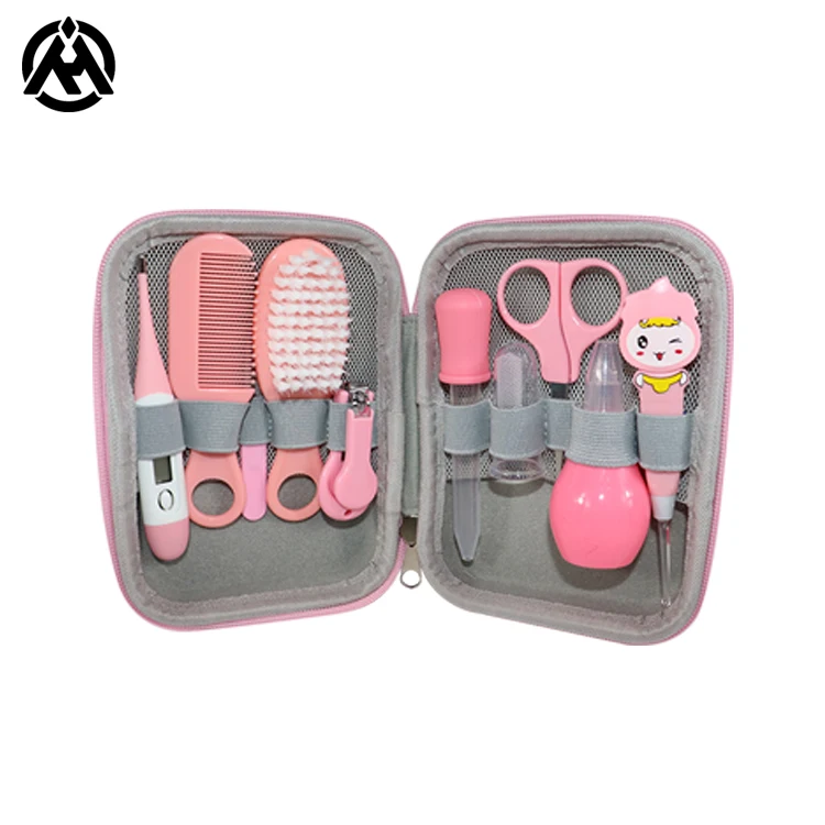 

Wholesale 10 pieces/set of baby care accessories baby health beauty set baby care set, Blue/pink