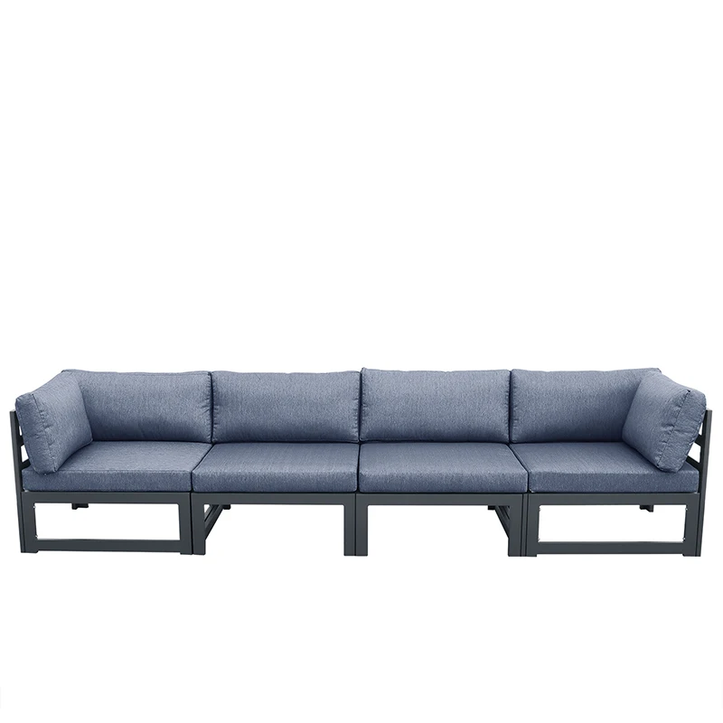 

Furniture Wholesaler Outdoor Living Seating Sectional Aluminum frame outdoor modern sofa