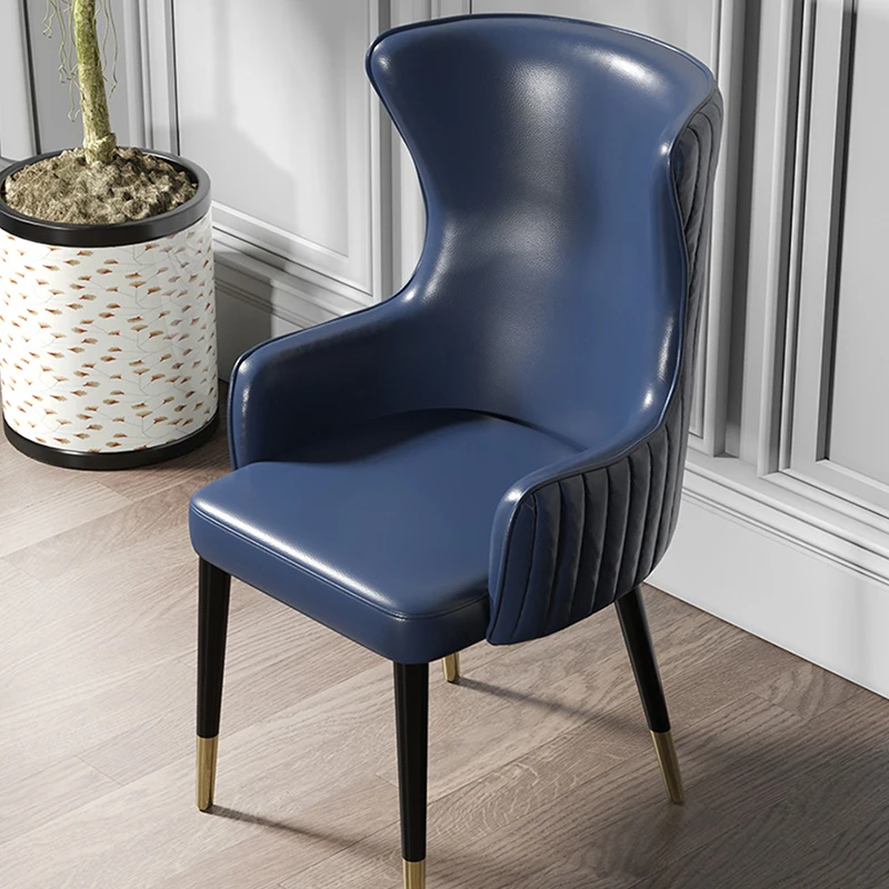 定制超细纤维皮革豪华现代家居皮革柜台吧凳欧式餐椅