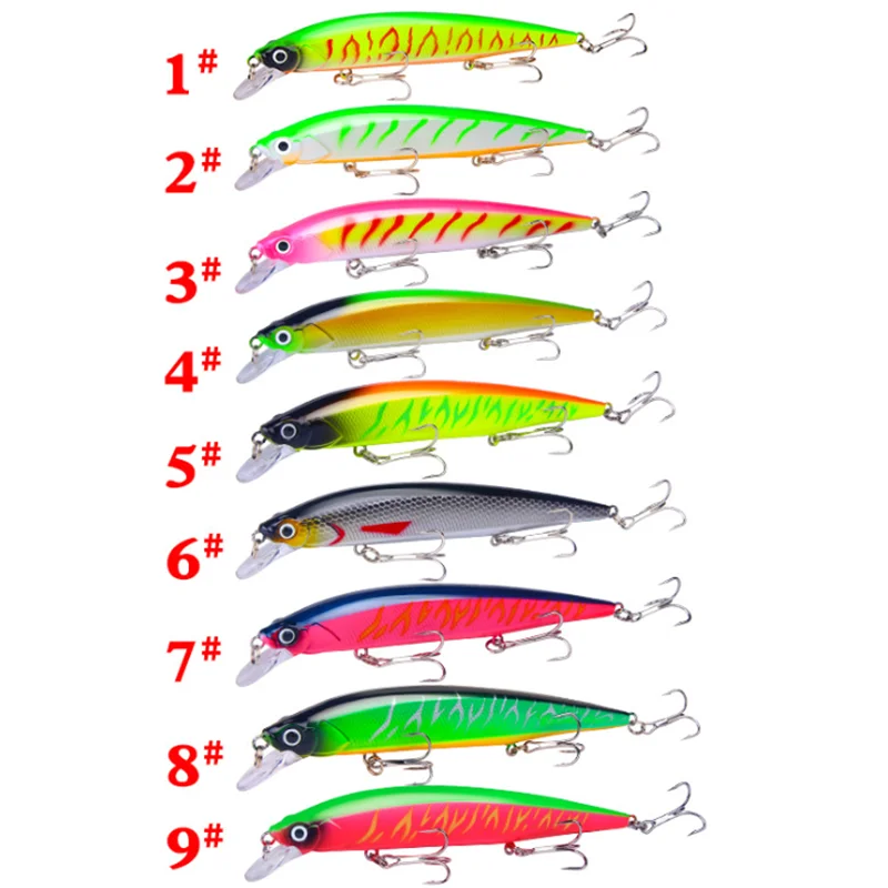 

14cm/18.3g Long Shot Lead Block Plastic Hard Bait Wobblers Sinking Artificial Bass With Hooks Tackle Bionic Bait Fishing Lures