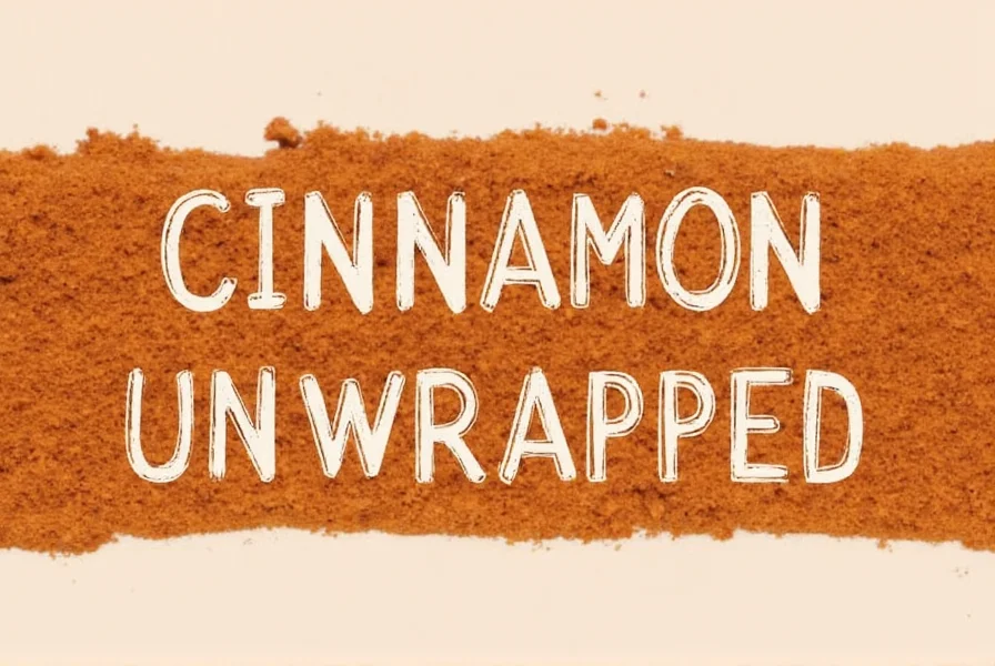 Baking with cinnamon on counter