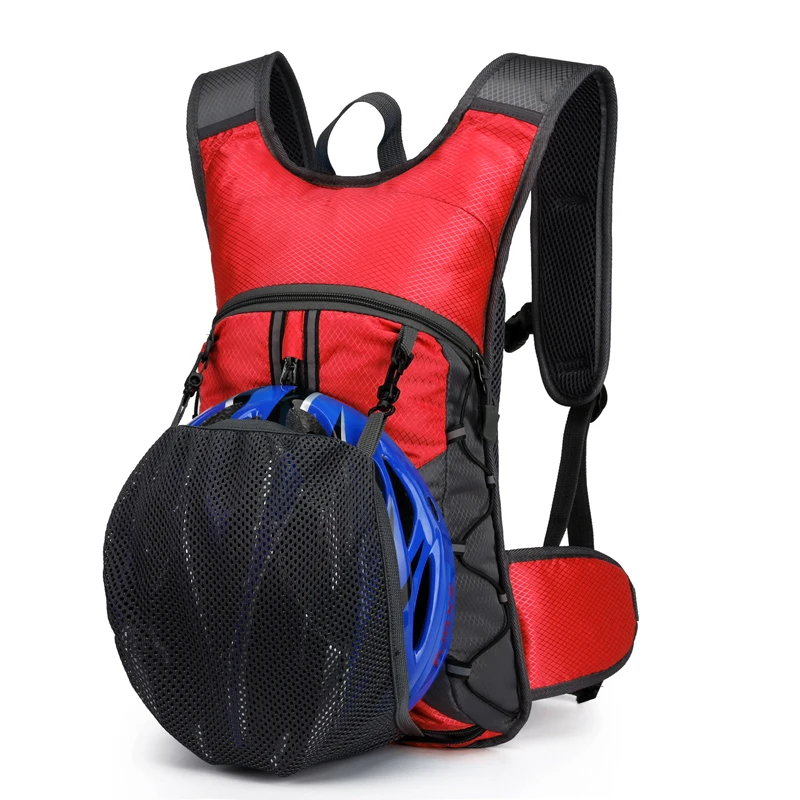 

NEW fashion design high quality professional Hydration Backpack cycling backpack reflective with Helmet net