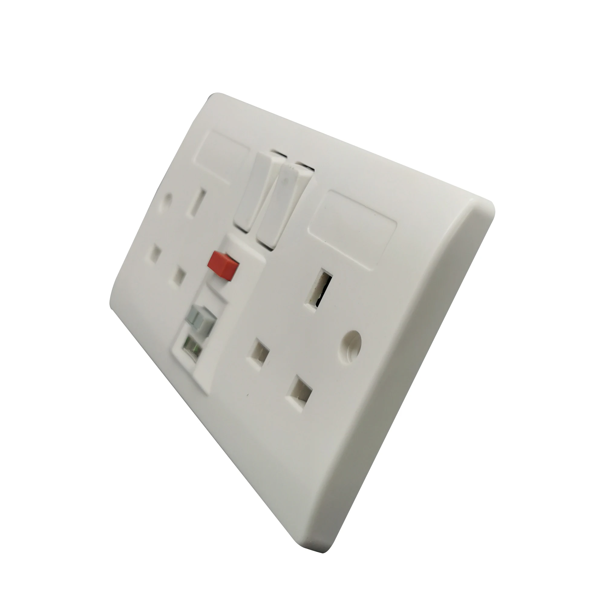 Safety Power Use 250v 1 Gang 13a Switched Socket With Rcd Protection