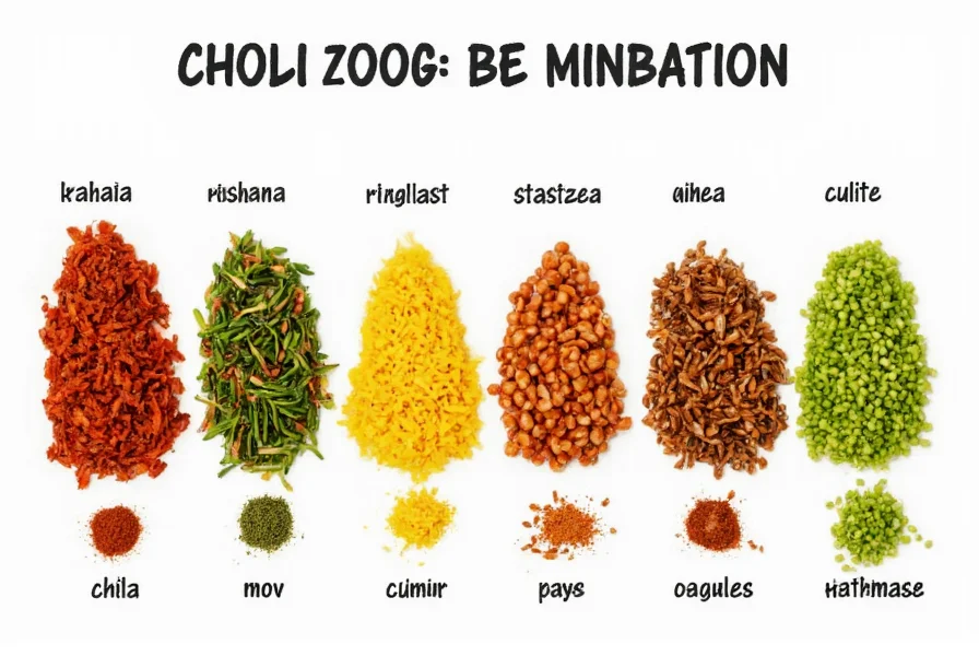 Colorful comparison of regional chili verde variations with labeled ingredients