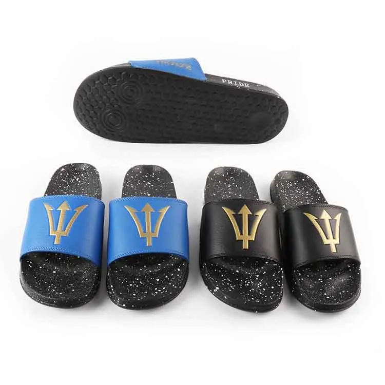 

Brand casual Chinese rubber PU shoe sandals wholesale beach new PVC design of house indoor home Eva slide customed slippers, Customized