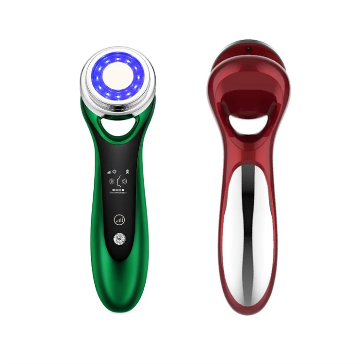 

ems rf therapy photon face shaping wrinkles remove massage ultrasonic neck lifting led device face massager