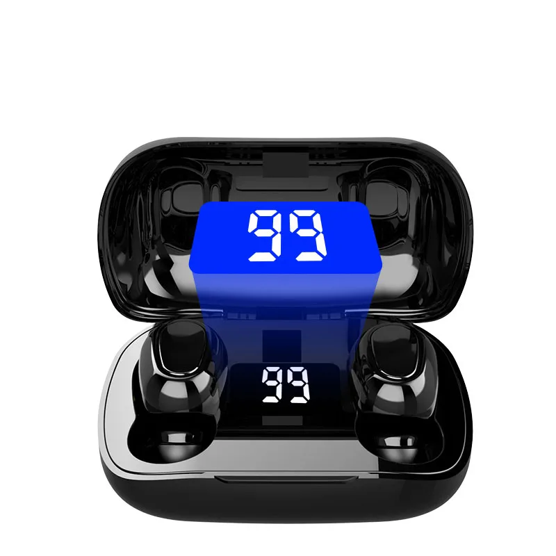 

Good Quality TWS Headset Led-Display In-Ear Headphones Factory Direct Earphone Cordless Sports Ture Wireless Earbuds