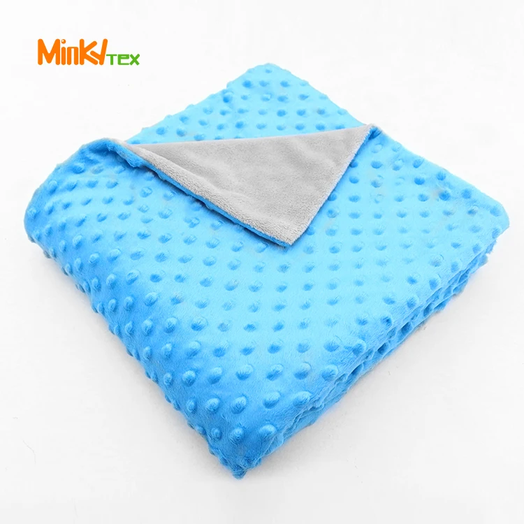 
Certified 100% Cotton Material 15 lbs Adult Weighted Blanket With Premium Glass Beads 