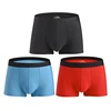 Customize logo design men brief black white colorful boxer cheap shorts oem male underwear wholesale