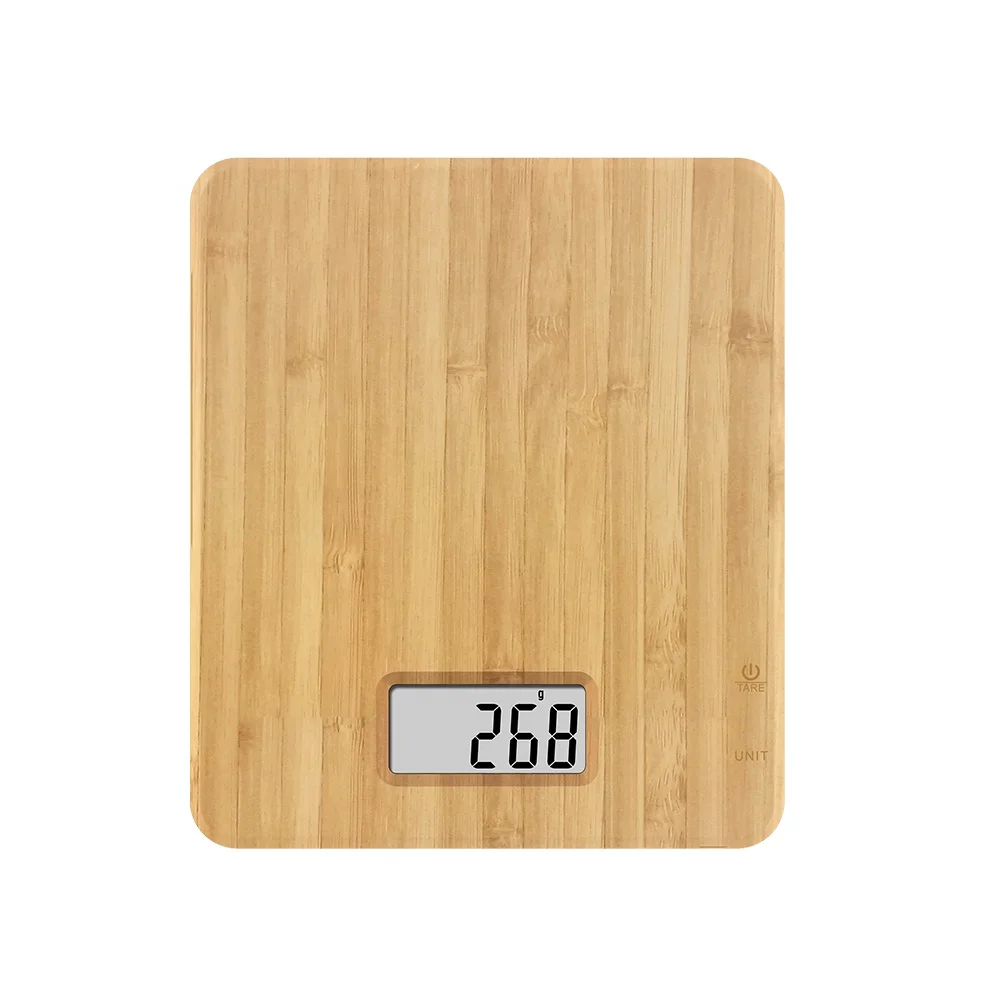 

Cooking Food Weighing Waterproof Mini Small Cute Bamboo Kitchen Scale Bilancia Digitale Da Cucina Balances De Cuisine