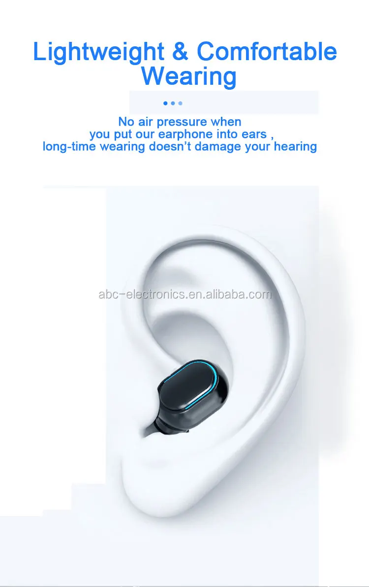 New Hot Selling Stereo Sound TWS Earbuds BT 5.0 Wireless Earbuds Handfree Earphone Wireless - ANKUX.COM