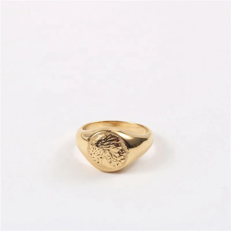 

High Quality Gold Plain Stainless Steel Men Face nose Rings for Women Trends Jewelry Round Ring