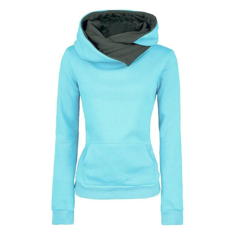 

WW-0382 Fleece Female Set Of Head And Pile Leisure Coat Of Cultivate One's Morality Winter Slim Fit Sports Hoodies, Customized color