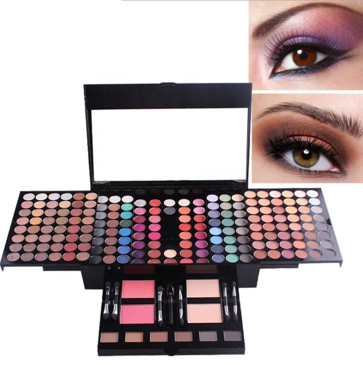 

Wholesale Custom Private Label Professional 180 Color Makeup Blush Eye Shadow Cosmetic Case Eyeshadow Palette High Pigment