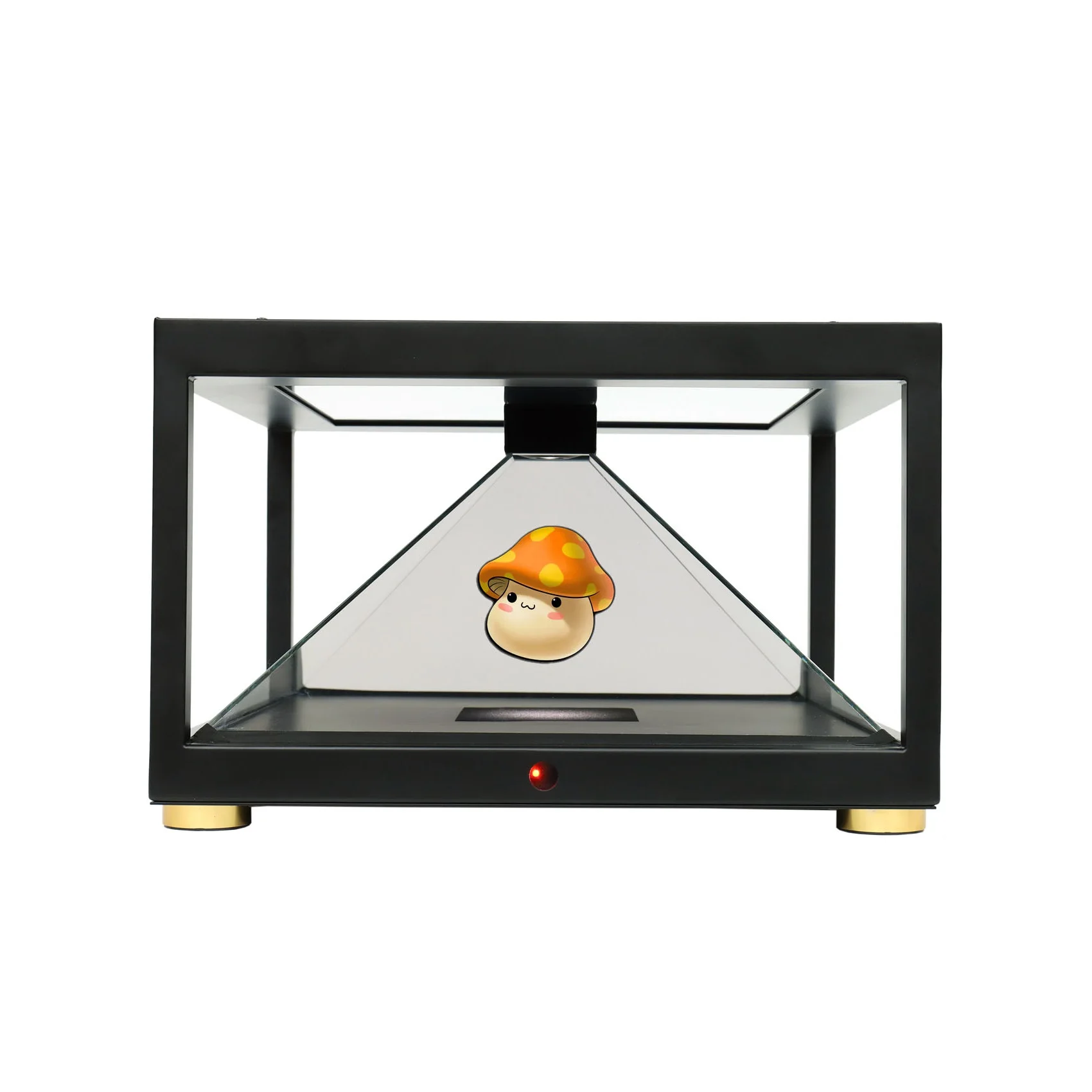 

360 degree Holographic Type HD Holographic Showcase Pyramid 3D Hologram Equipment