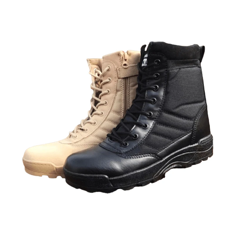 

High Quality Waterproof Mountaineering Safety Men Shoe Outdoor Army Tactical Military Boots Men'S Casual Shoes, Customized