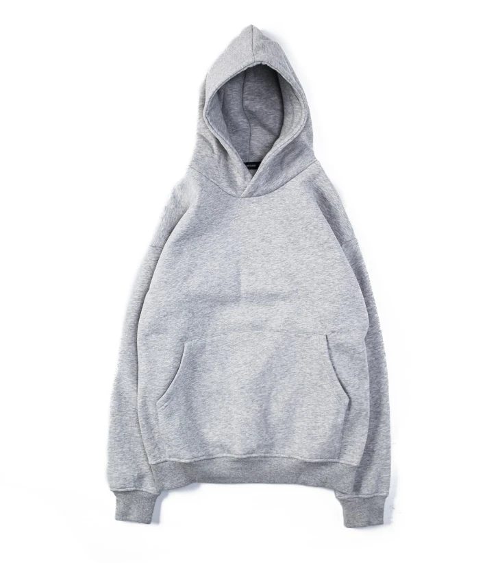 

2021 high quality no drawstring men's fleece hoodies sweatshirts without drawstring embroidery hoodie cotton