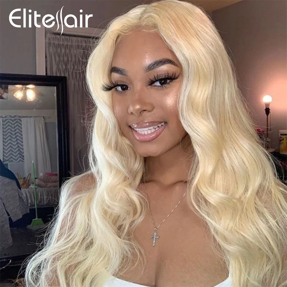 

613 Blonde Virgin Human Hair Bundles With Closure, 613 Color Virgin Hair Bundles