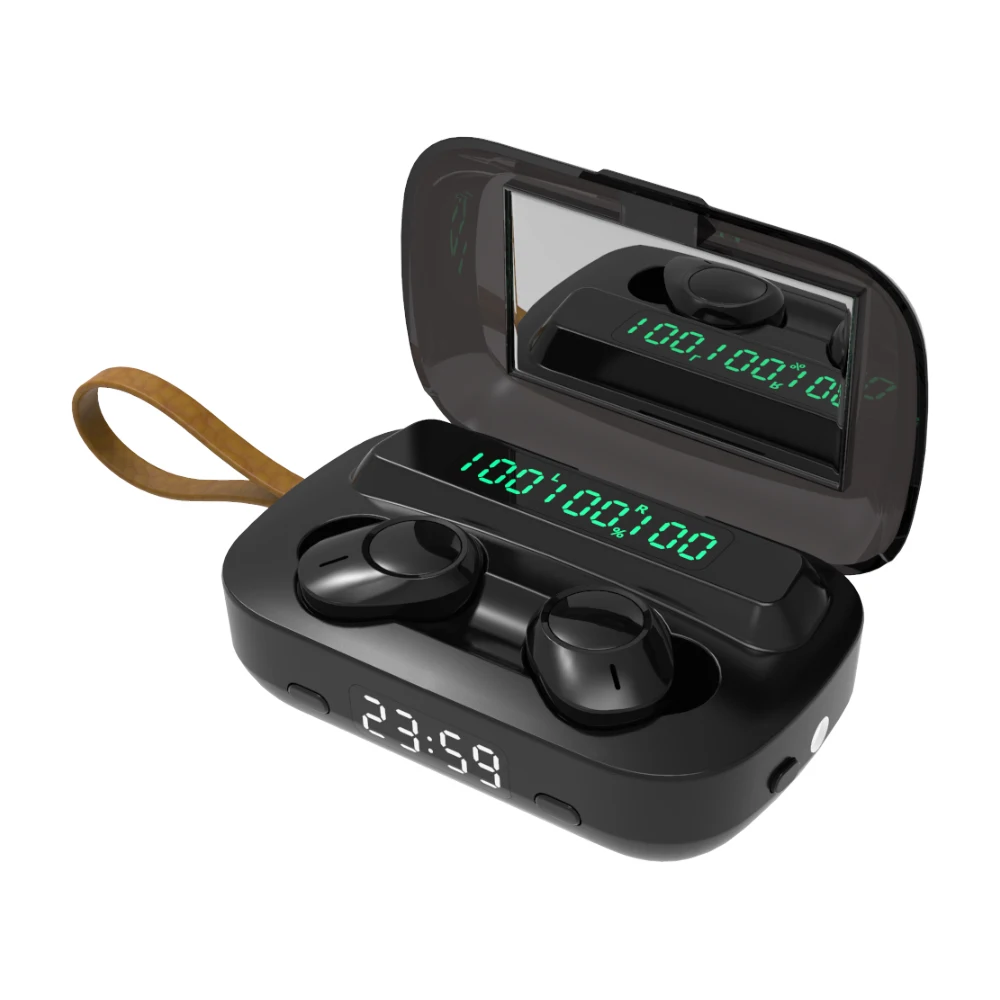 

M13 TWS BT 5.0 Stereo Bass Wireless headsets Music Earphones Portable Sports earbuds Noise Cancelling With Charging Box