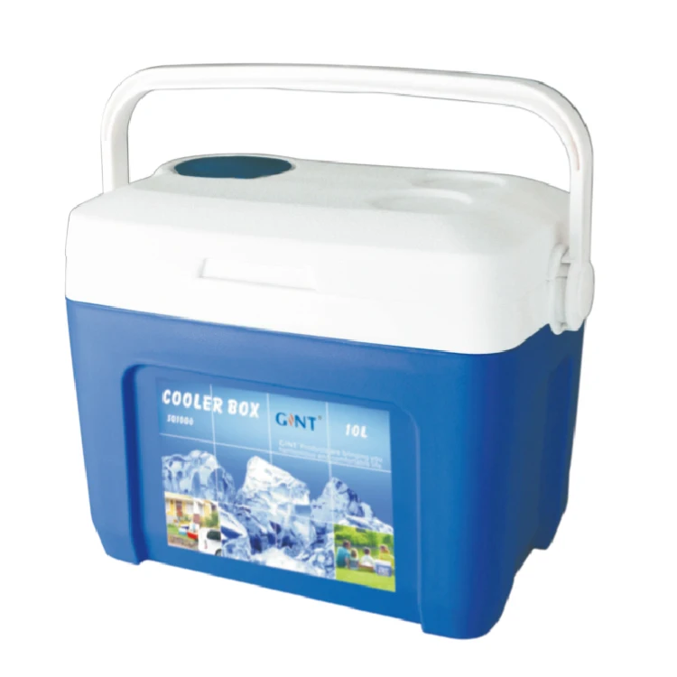 

10L outdoor ice chest customized ice insulated picnic plastic cooler box, Solid color