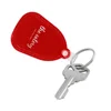 logo keytag officeworks photo keyring saddle key chain with coil motel keychain